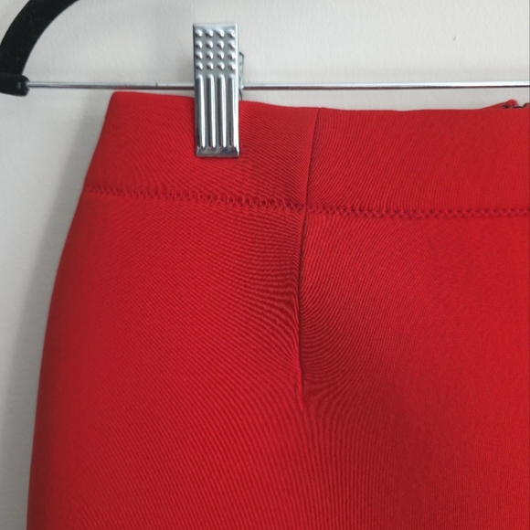 Marie Saint Pierre Red Pencil Skirt Size Small - Picture 13 of 13
